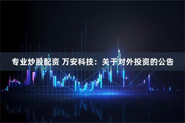 专业炒股配资 万安科技：关于对外投资的公告