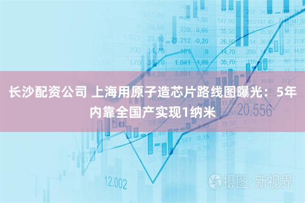 长沙配资公司 上海用原子造芯片路线图曝光：5年内靠全国产实现1纳米